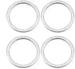 Circle Connectors, 12 or 15mm, 3 Finishes, 6 Pieces - The Argus Collection