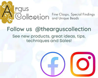 Circle Connectors, 12 or 15mm, 3 Finishes, 6 Pieces - The Argus Collection