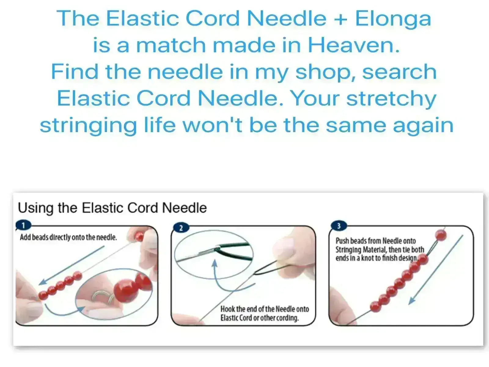 Elonga, Multi-Strand Stretch Cord, Knotting Cord, 3 sizes, 3 lengths - The Argus Collection