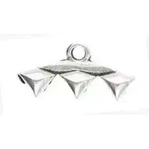 Vani III, Cymbal Gemduo Bead Endings, 2 Pcs. 4 Finishes - The Argus Collection