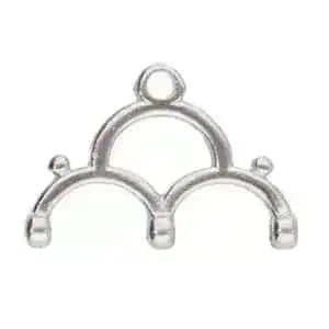 Lakos III, Cymbal 8/0 Bead Endings, 2 Pcs. 4 Finishes - The Argus Collection