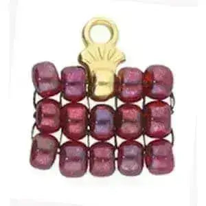 Pilos, Cymbal 8/0 Bead Ending or Connector, 6 Pcs. 4 Finishes - The Argus Collection