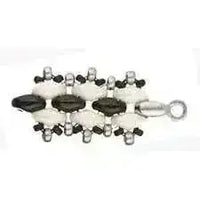 Vourkoti, Cymbal Superduo Ending or Connector, 4 Pcs. 4 Finishes - The Argus Collection