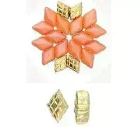 Cymbal Plaka, Gemduo Bead Substitutes, 4 Finishes - The Argus Collection
