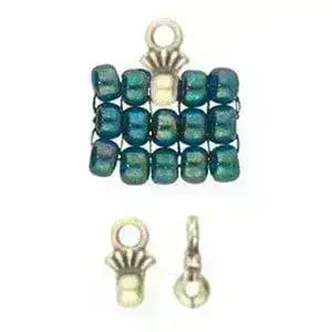 Pilos, Cymbal 8/0 Bead Ending or Connector, 6 Pcs. 4 Finishes - The Argus Collection