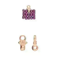 Pilos, Cymbal 8/0 Bead Ending or Connector, 6 Pcs. 4 Finishes - The Argus Collection