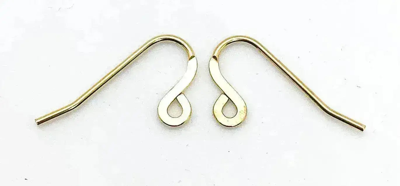 Monaco 2, 304 Stainless Steel Earring Wires, 2 or 5 Pair - The Argus Collection