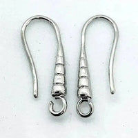 Lyon 7, Stylish Earring Wires, Open Loop, 3 Finishes - The Argus Collection