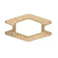 Alado, Cymbal Superduo Bead Connector or Link, 2 Pcs. 4 Finishes - The Argus Collection