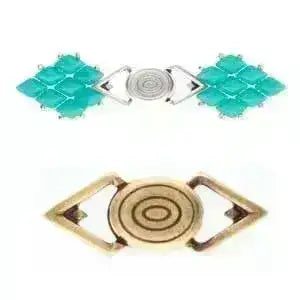 Gyalos, Cymbal Magnetic Gemduo Clasp, 4 Finishes - The Argus Collection