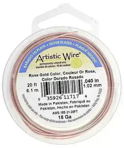 18 Gauge Artistic Wire, 10 Colors - The Argus Collection