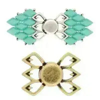 Fylakopi III, Cymbal GemDuo Magnetic Clasp, 4 Finishes - The Argus Collection