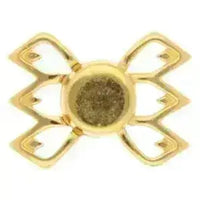 Fylakopi III, Cymbal GemDuo Magnetic Clasp, 4 Finishes - The Argus Collection