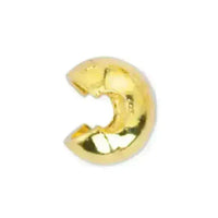 Primo 4mm Crimp Covers, 20 or 144 Pcs, Beadalon, 5 Finishes - The Argus Collection