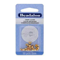 Primo 4mm Crimp Covers, 20 or 144 Pcs, Beadalon, 5 Finishes - The Argus Collection