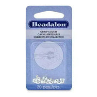 Primo 4mm Crimp Covers, 20 or 144 Pcs, Beadalon, 5 Finishes - The Argus Collection