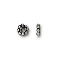 Heishi Daisy Spacer Beads, 6mm in 6 Finishes - The Argus Collection