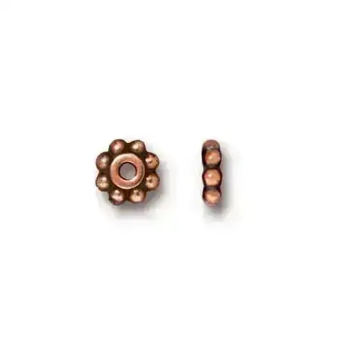 Heishi Daisy Spacer Beads in 5 Finishes - The Argus Collection