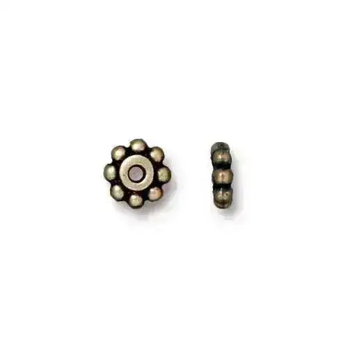 Heishi Daisy Spacer Beads in 5 Finishes - The Argus Collection