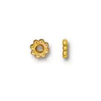 Heishi Daisy Spacer Beads in 5 Finishes - The Argus Collection