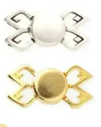 Fylakopi II, Cymbal Gemduo Magnetic Clasp, 4 Finishes - The Argus Collection