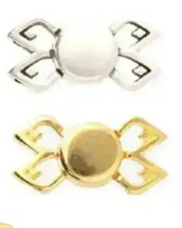 Fylakopi II, Cymbal Gemduo Magnetic Clasp, 4 Finishes - The Argus Collection