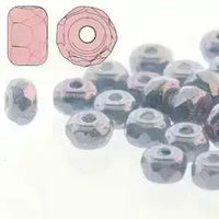 True2 Faceted Rondelle Micro Spacers in 4 Colors - The Argus Collection