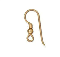 Sterling Silver or 14/20 Gold Filled Earring Wires with a Coil or Coil & 3mm Ball - The Argus Collection