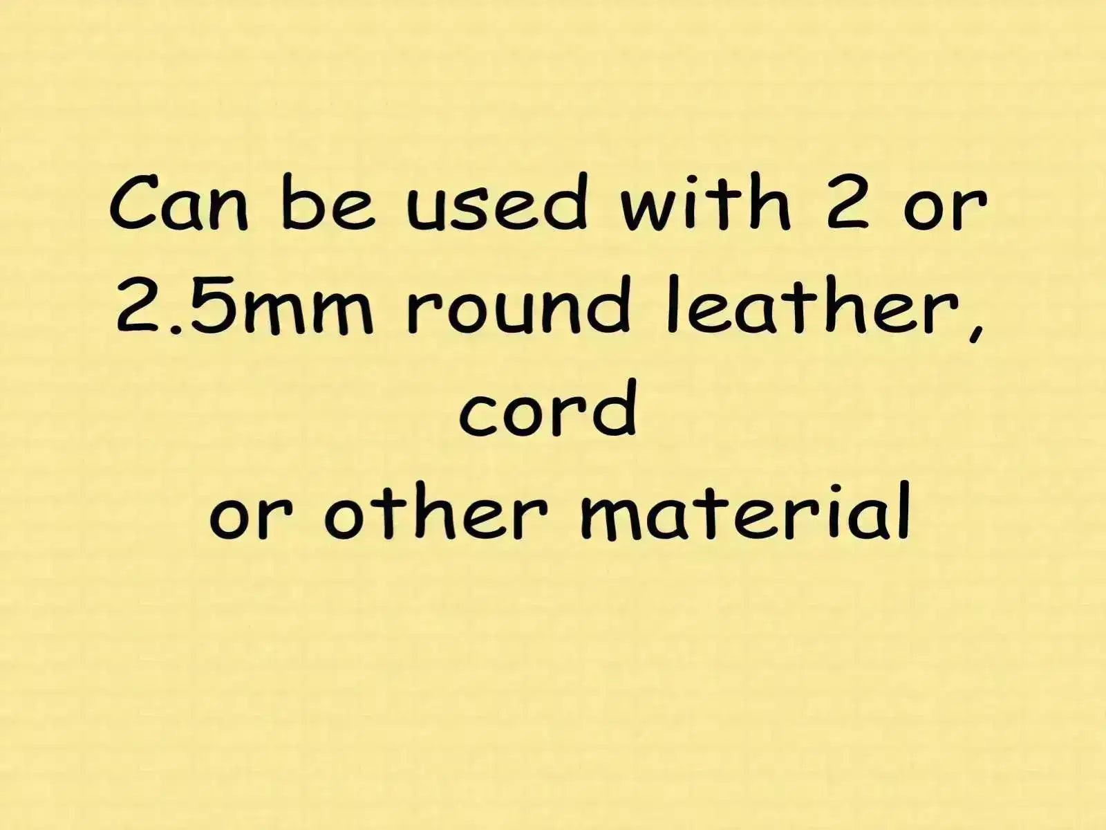 Gem! 2-Hole Beads, for 2 or 2.5mm Leather or Cord in 3 Sizes - The Argus Collection