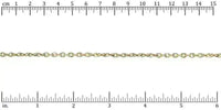 Twisted Curb Euro Chain, Antique Brass, Antique Copper, Antique Silver, Gold - The Argus Collection