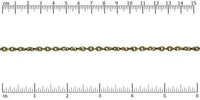 Twisted Curb Euro Chain, Antique Brass, Antique Copper, Antique Silver, Gold - The Argus Collection