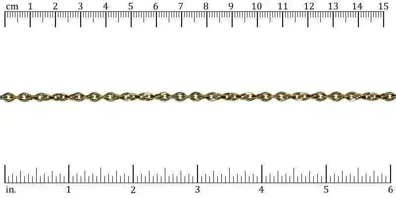 Twisted Curb Euro Chain, Antique Brass, Antique Copper, Antique Silver, Gold - The Argus Collection