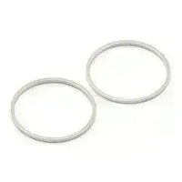 Circle Connectors, 20 or 25mm, Smooth, Geometric or Textured - The Argus Collection