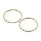 Circle Connectors, 20 or 25mm, Smooth, Geometric or Textured - The Argus Collection