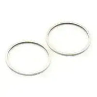 Circle Connectors, 20 or 25mm, Smooth, Geometric or Textured - The Argus Collection