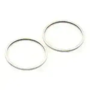 Circle Connectors, 20 or 25mm, Smooth, Geometric or Textured - The Argus Collection