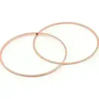 Circle Connectors or Hoops, 40mm, 4 Finshes - The Argus Collection