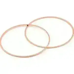 Circle Connectors or Hoops, 40mm, 4 Finshes - The Argus Collection