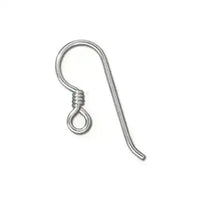 Sterling Silver or 14/20 Gold Filled Earring Wires with a Coil or Coil & 3mm Ball - The Argus Collection
