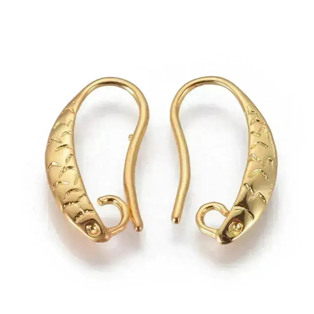 Provence 1, Textured Earring Wires in 3 Finishes - The Argus Collection