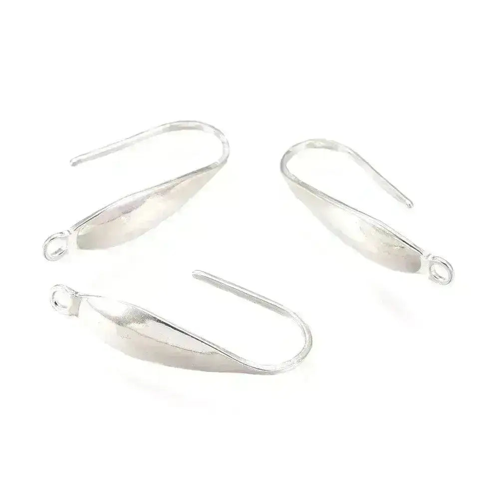 Monaco 5, Surgical Steel Earring Wires with Front Facing Loop, 2 Pair - The Argus Collection