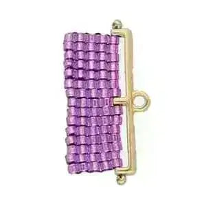 Topolia II, III and IV, Cymbal Delica Bead Ending or Connector, 4 Finishes - The Argus Collection