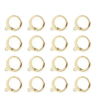 Monaco 8, Round Leverbacks, 304 Stainless Steel, 5 Pair, 3 Finishes, - The Argus Collection