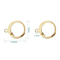 Monaco 8, Round Leverbacks, 304 Stainless Steel, 5 Pair, 3 Finishes, - The Argus Collection