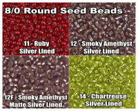 8/0 Miyuki Seed Beads 10g. - The Argus Collection