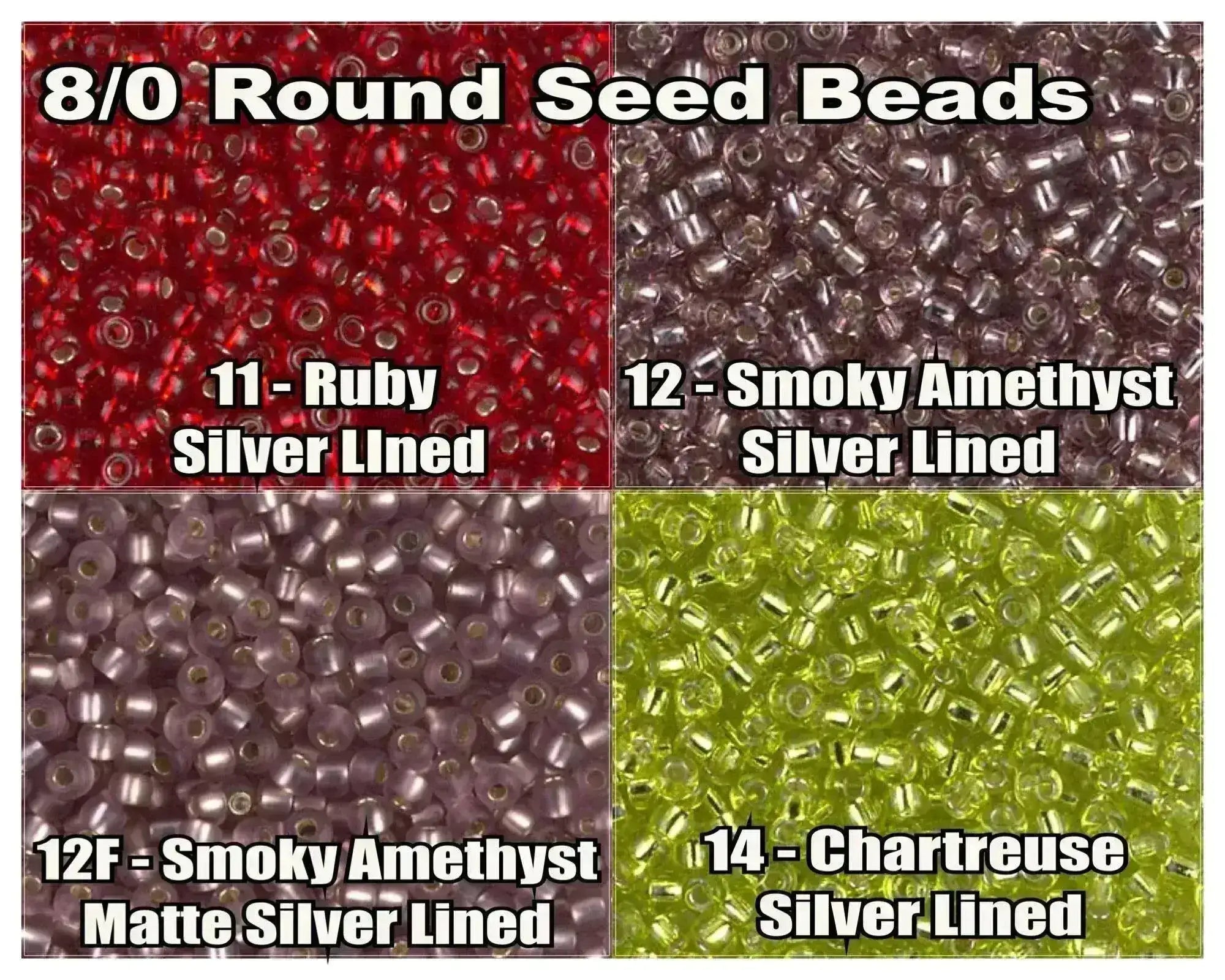 8/0 Miyuki Seed Beads 10g. - The Argus Collection