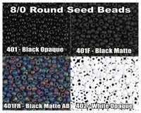 8/0 Miyuki Seed Beads 10g. - The Argus Collection
