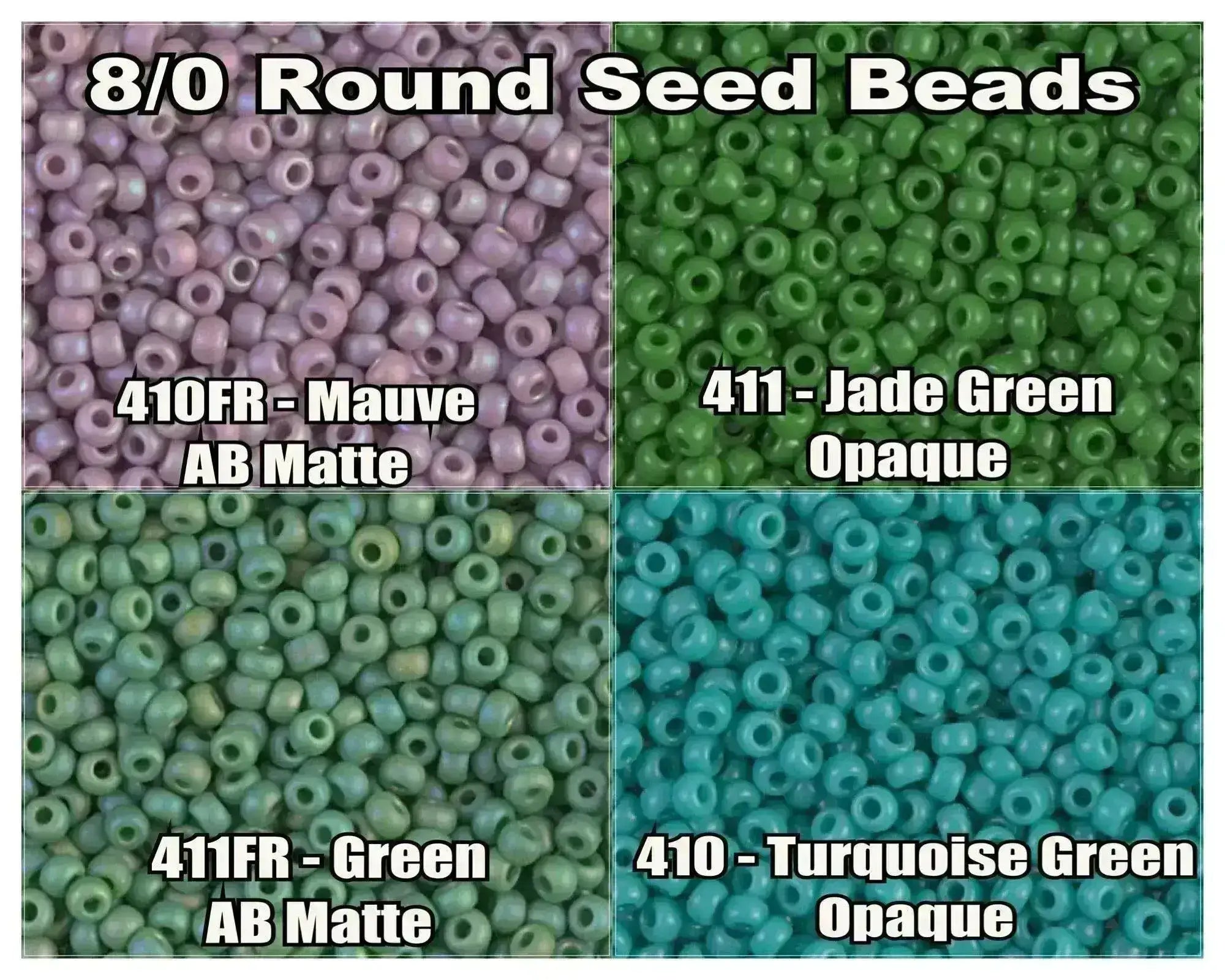 8/0 Miyuki Seed Beads 10g. - The Argus Collection