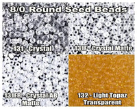 8/0 Miyuki Seed Beads, 10g. - The Argus Collection