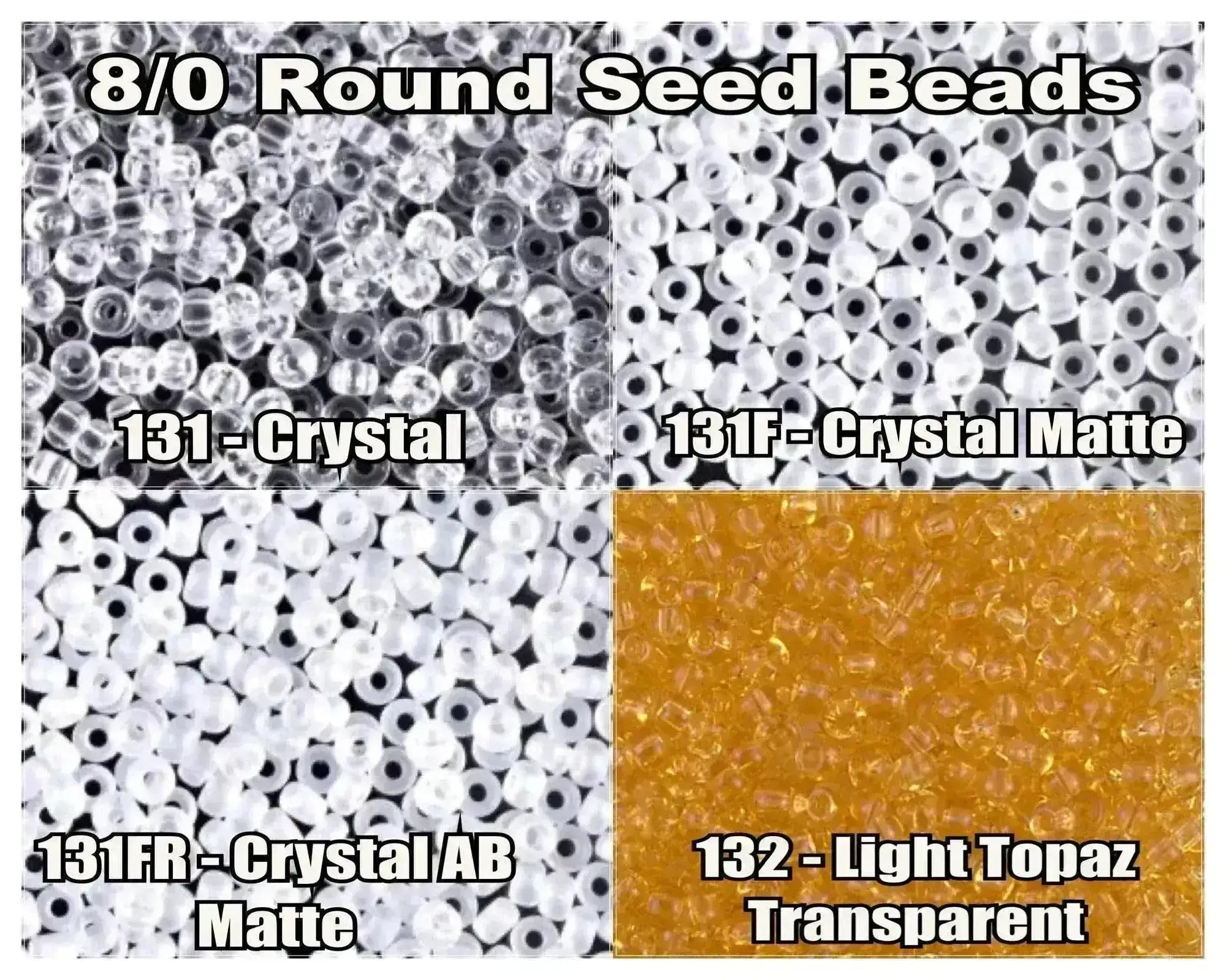 8/0 Miyuki Seed Beads, 10g. - The Argus Collection
